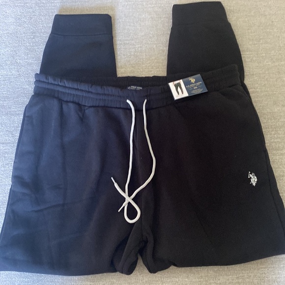U.S. Polo Assn black jogger/Sweatpants Size XXL. NWT - Picture 7 of 10